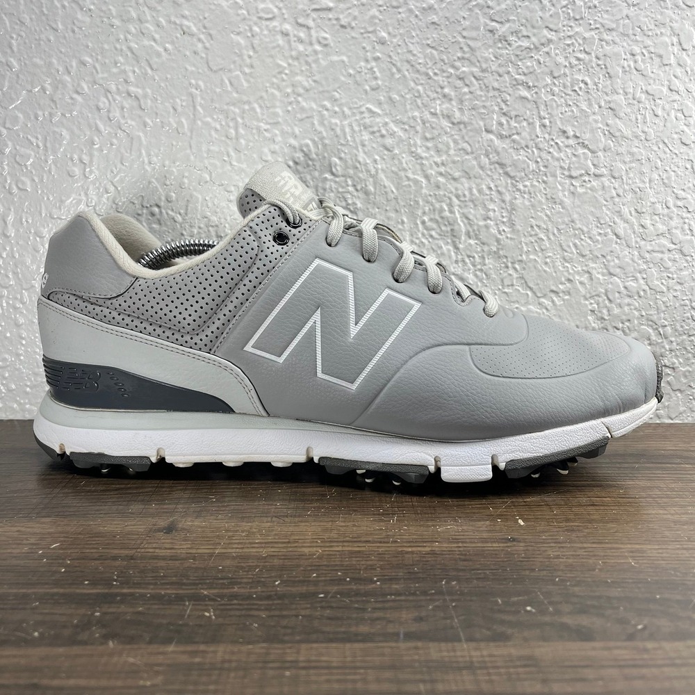 New Balance 574 Men's Gray Golf Shoes - Men's Size 10..5 (4E)